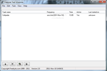 Freebyte Task Scheduler screenshot