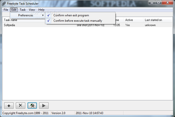 Freebyte Task Scheduler screenshot 3