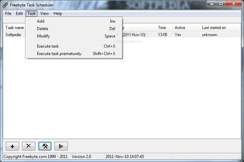 Freebyte Task Scheduler screenshot 4