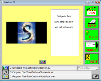 FreeCard screenshot