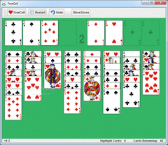 Freecell screenshot 2