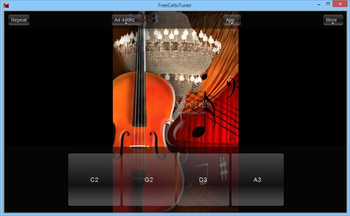 FreeCelloTuner screenshot