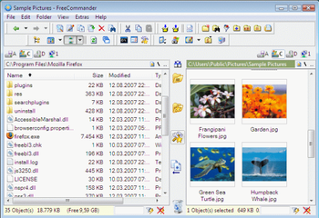 FreeCommander U3 Portable screenshot