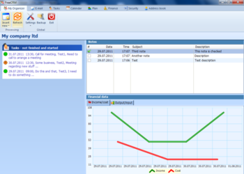 FreeCRM and PIM Manager screenshot