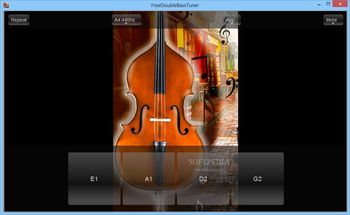 FreeDoubleBassTuner screenshot