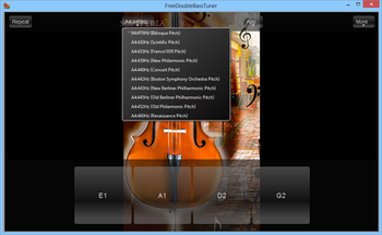FreeDoubleBassTuner screenshot 2