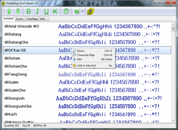 Free&Easy Font Viewer screenshot 2