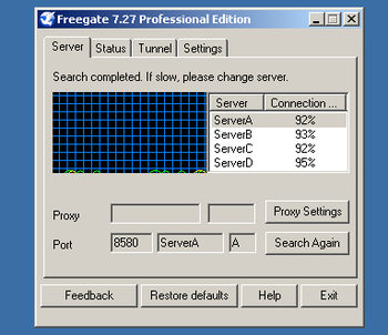 Freegate screenshot