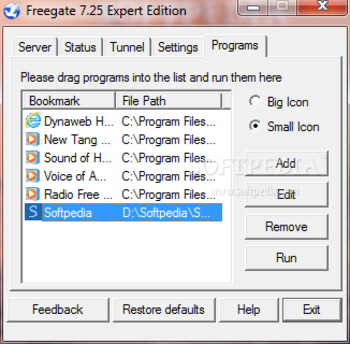 Freegate Expert Edition screenshot 5
