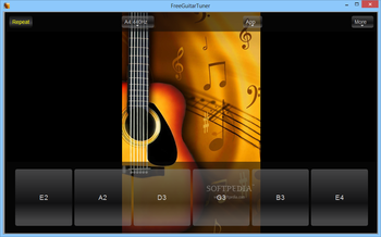 FreeGuitarTuner screenshot