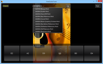 FreeGuitarTuner screenshot 2