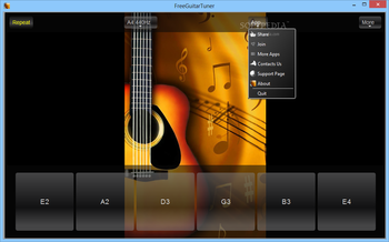 FreeGuitarTuner screenshot 3