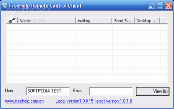 FreeHelp Remote Desktop screenshot