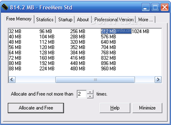 FreeMem Standard screenshot