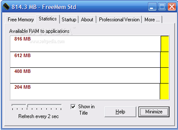 FreeMem Standard screenshot 2