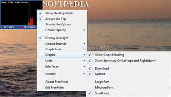 FreeMeter Bandwidth Monitor screenshot 4