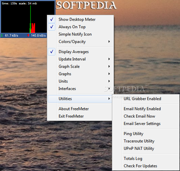 FreeMeter Bandwidth Monitor screenshot 6