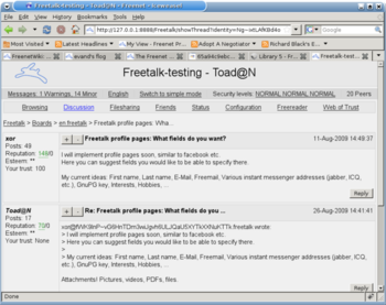 Freenet screenshot 3