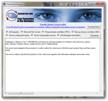 FreeNetEnumerator screenshot