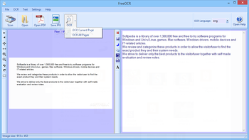 FreeOCR screenshot 2