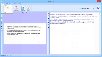 FreeOCR screenshot 3