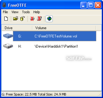 FreeOTFE screenshot 3