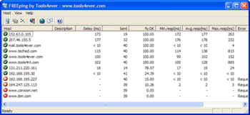 Freeping screenshot