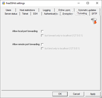freeSSHD screenshot 10