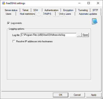 freeSSHD screenshot 3