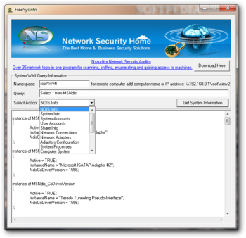 FreeSysInfo screenshot