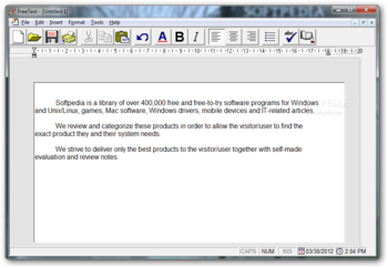 FreeText screenshot
