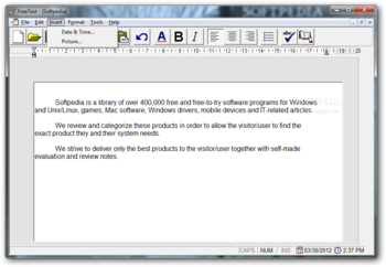 FreeText screenshot 2