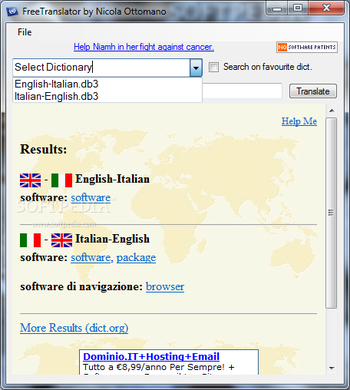 FreeTranslator (Full Version) screenshot 2