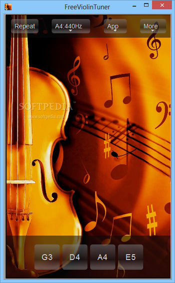 FreeViolinTuner screenshot
