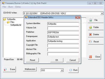 Freeware Burner screenshot 3