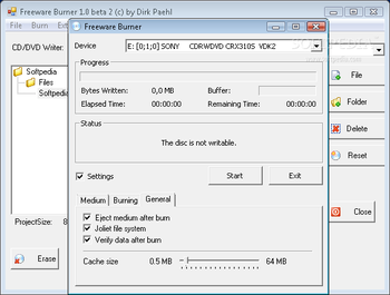 Freeware Burner screenshot 7