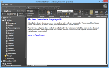 FreeWriter screenshot