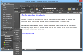 FreeWriter screenshot 6