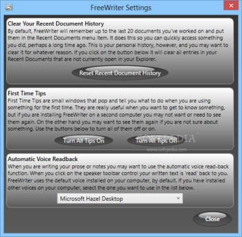 FreeWriter screenshot 7