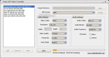 Freez 3GP Video Converter screenshot 2