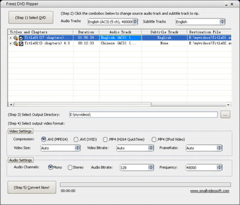 Freez DVD Ripper screenshot 3