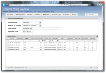 Freezer Web Access screenshot 4