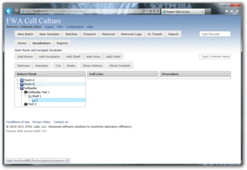 Freezer Web Access screenshot 5