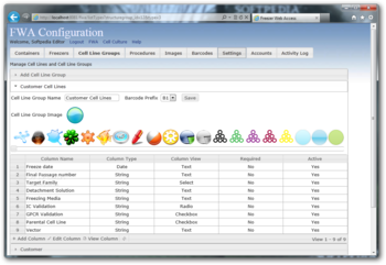 Freezer Web Access screenshot 8
