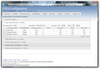 Freezer Web Access screenshot 9