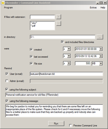 FReminder screenshot 2