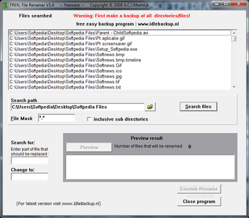 FREN - File Rename screenshot