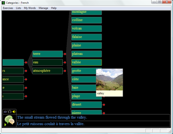 French Categories screenshot