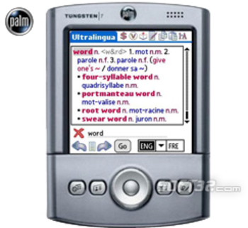 French Dictionary & Thesaurus by Ultralingua for Palm screenshot 2