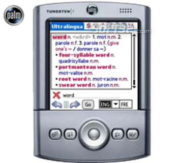 French-Spanish Dictionary by Ultralingua for Palm screenshot 2